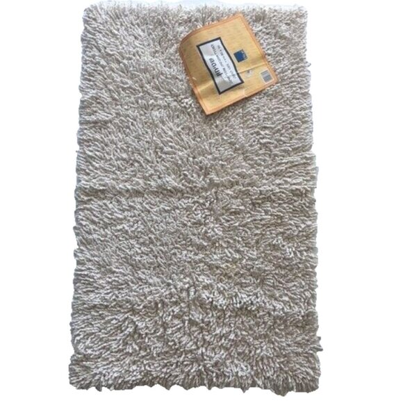 Bath rag mat cream 20" x 32" - Picture 1 of 5